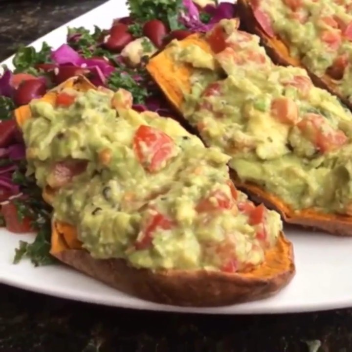Sweet Potato Avocado Toasts