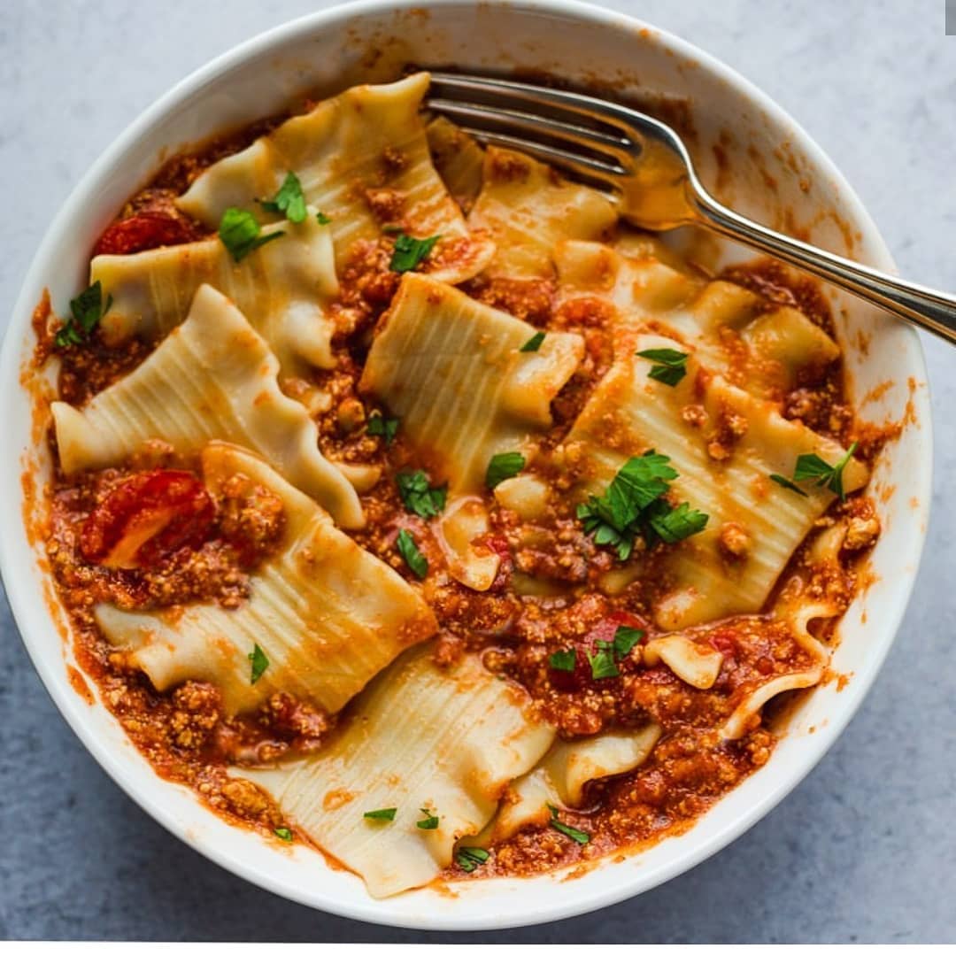 Vegan Tofu Bolognese with Spiced Marinade