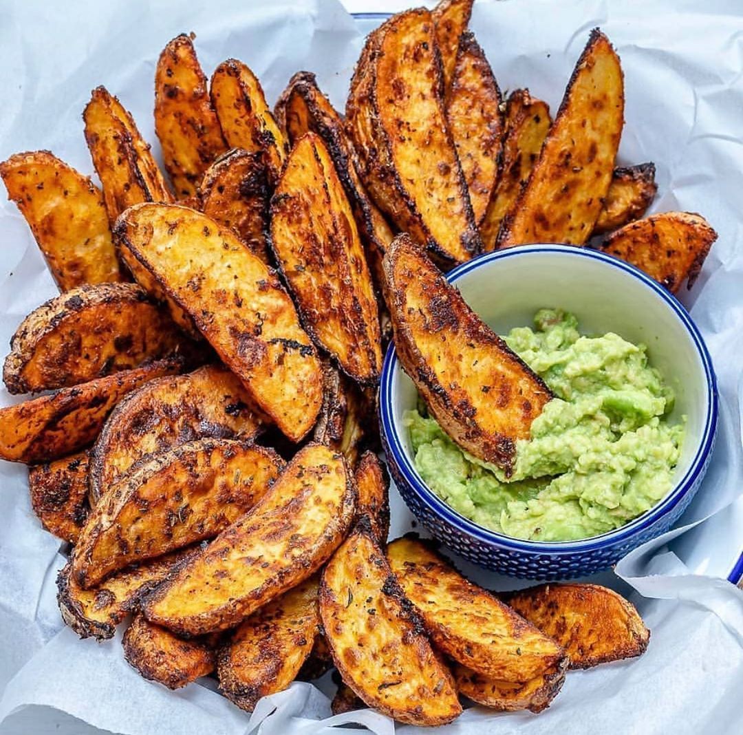 Baked Smoky Potato Wedges