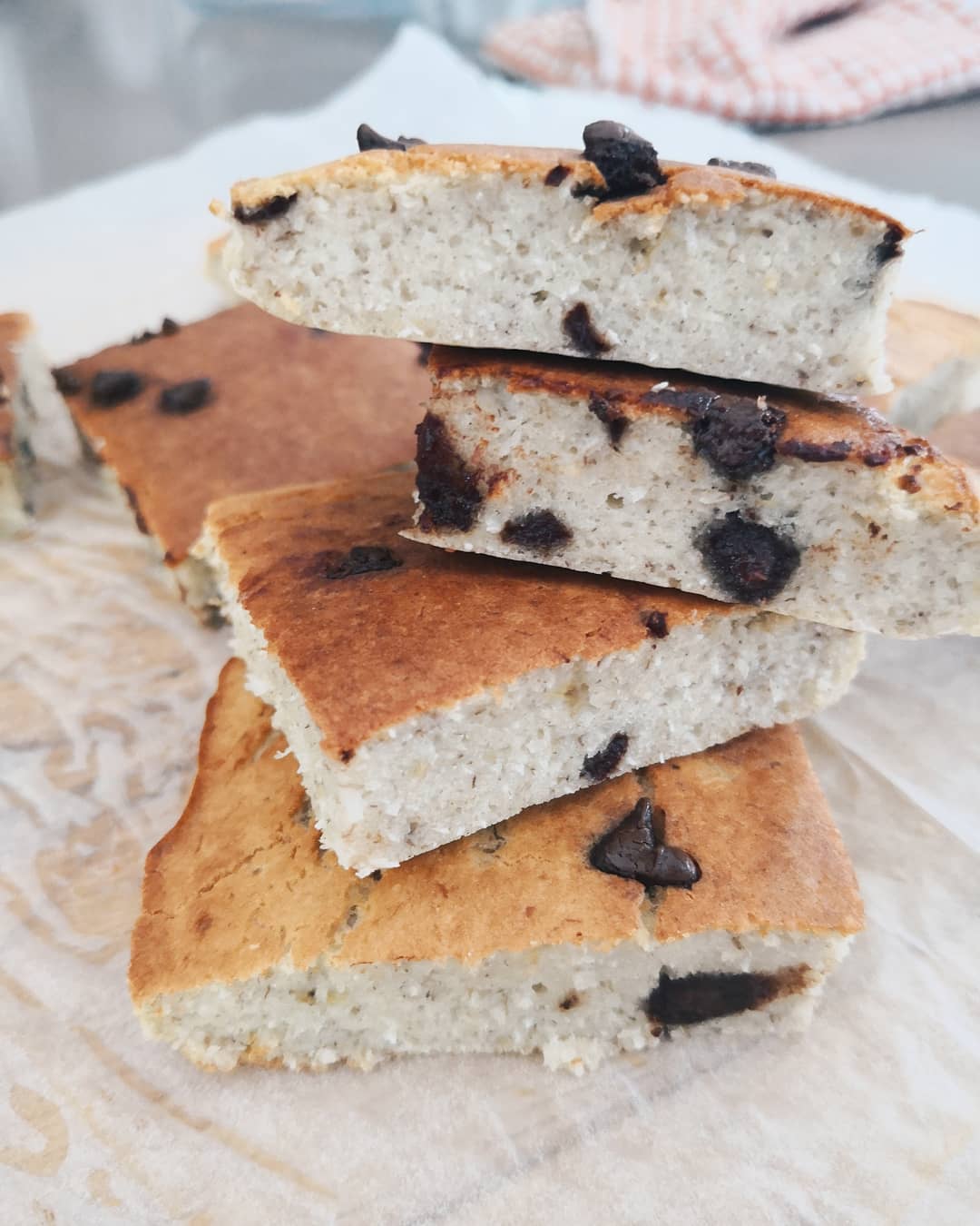 Coconut Banana Chocolate Squares