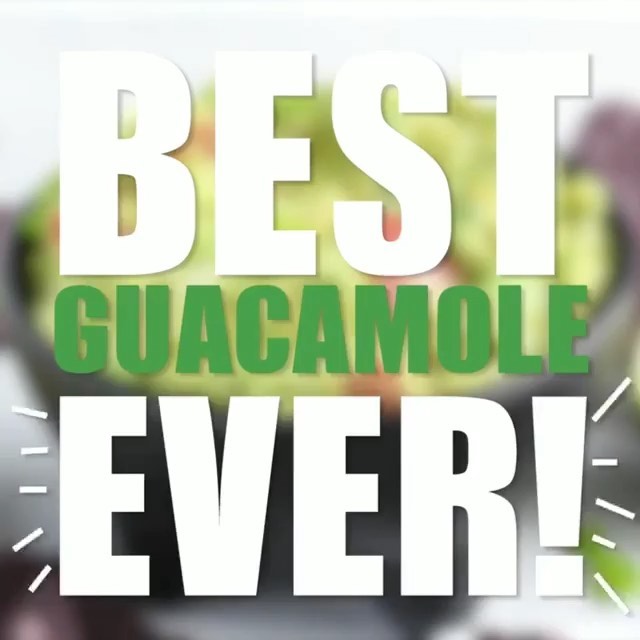 Best Ever Guacamole Dip Snack