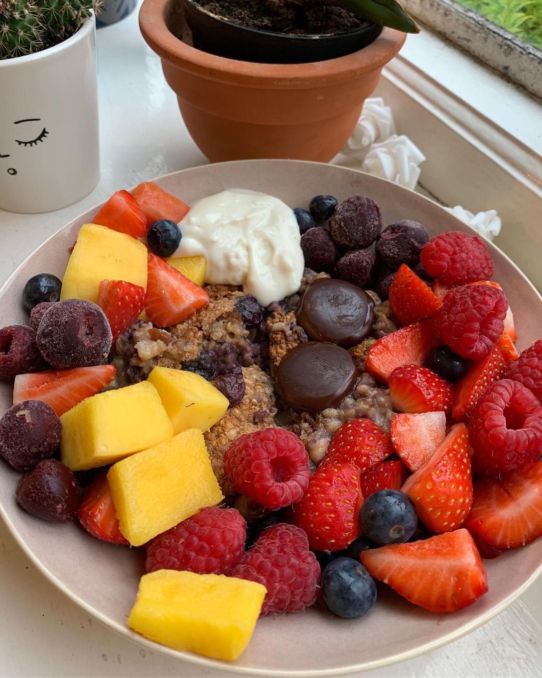 Blueberry Banana Bread Baked Oats