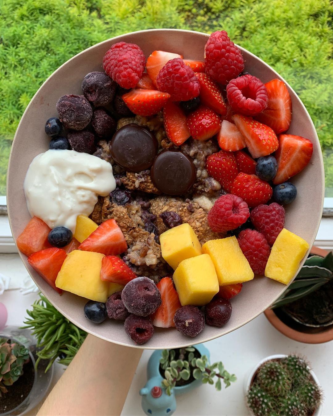 Blueberry Banana Bread Baked Oats