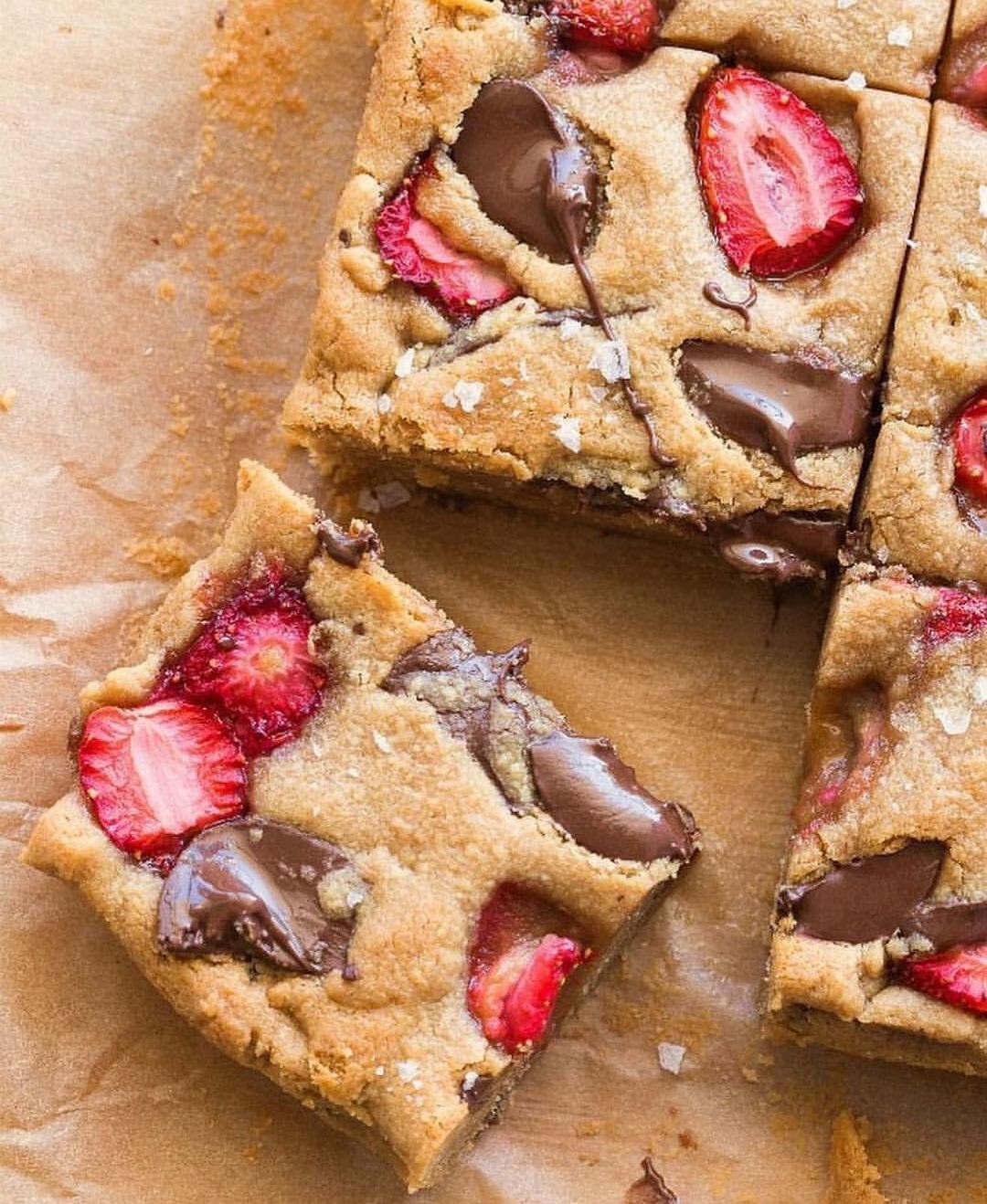 Vegan and Keto Strawberry Cookie Bars
