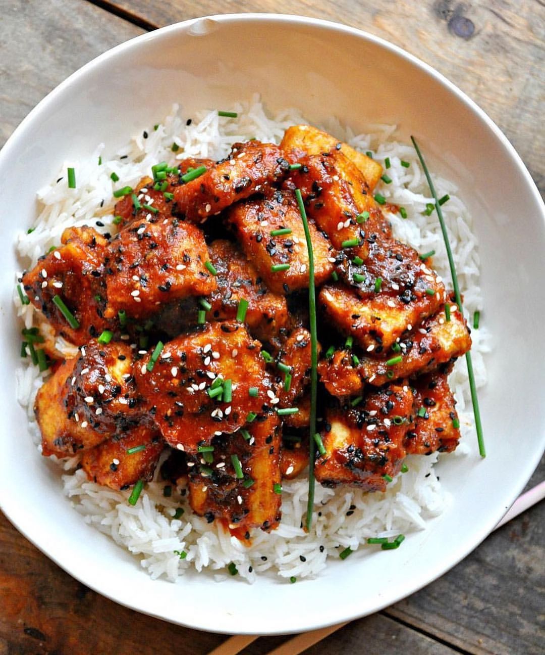 Vegan Crispy Korean Bbq Tofu