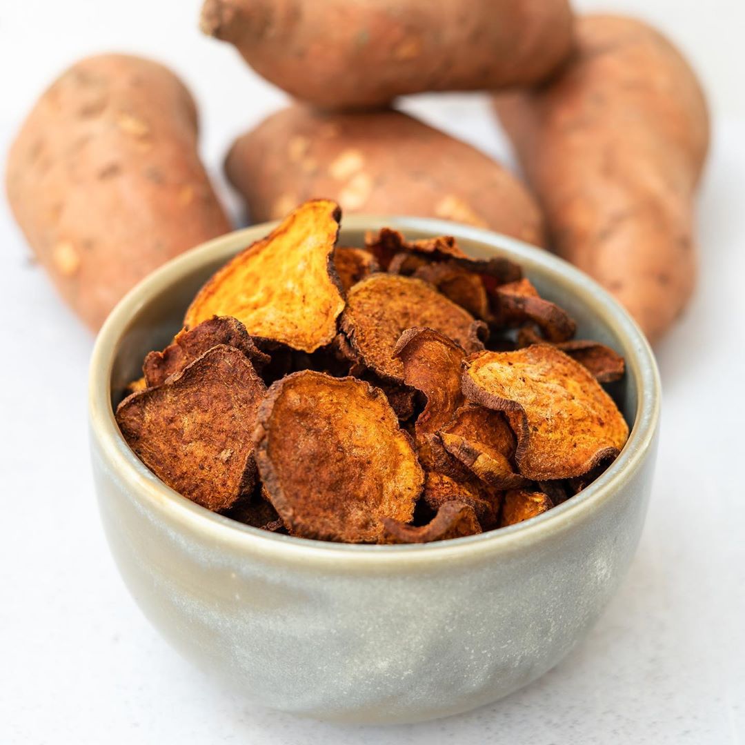 Baked Sweet Potato Crisps