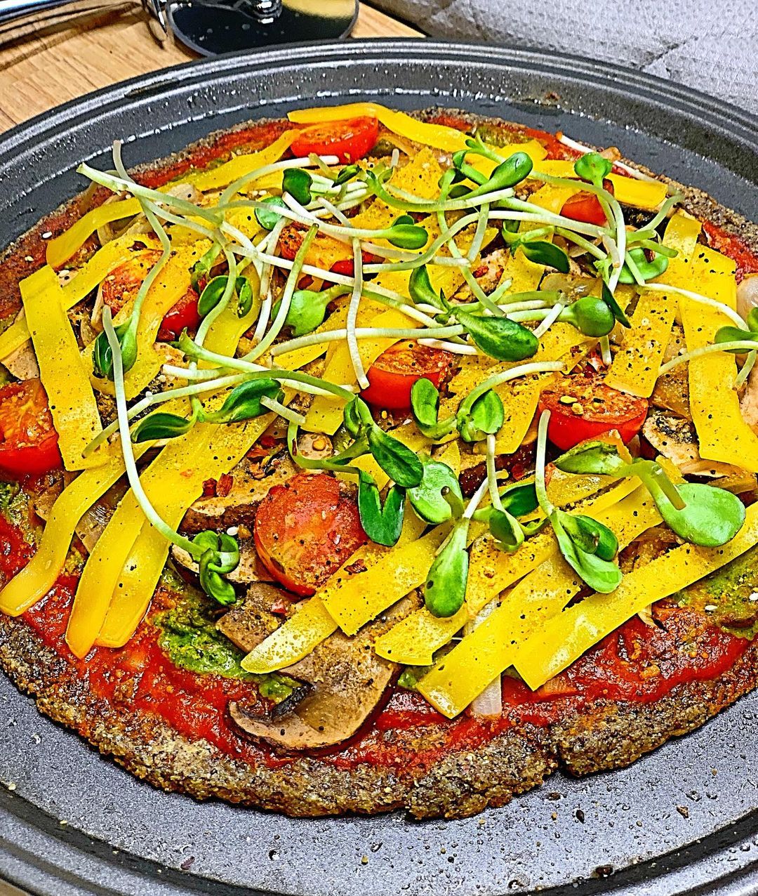 Easy Vegan Pizza Crust with Quinoa