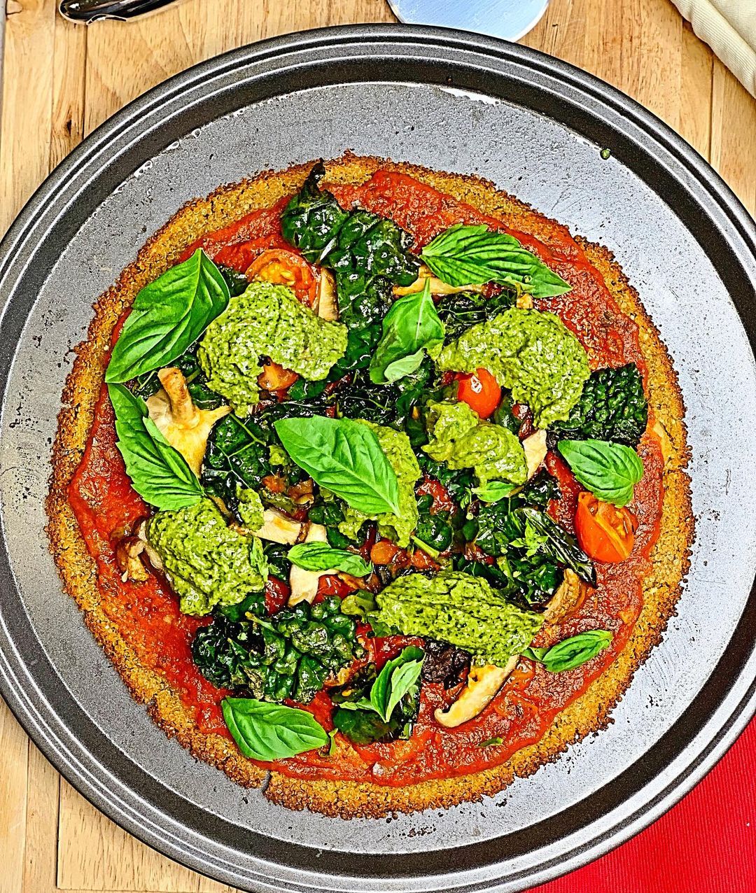 Easy Vegan Pizza Crust with Quinoa