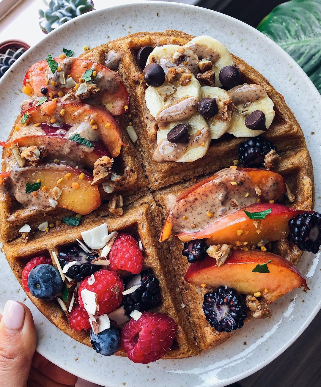 Loaded Sweet Potato Waffle