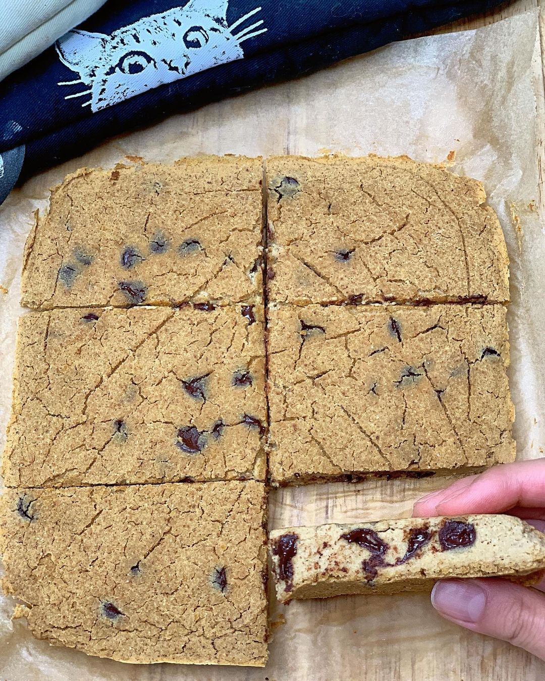 Vegan White Bean Blondies