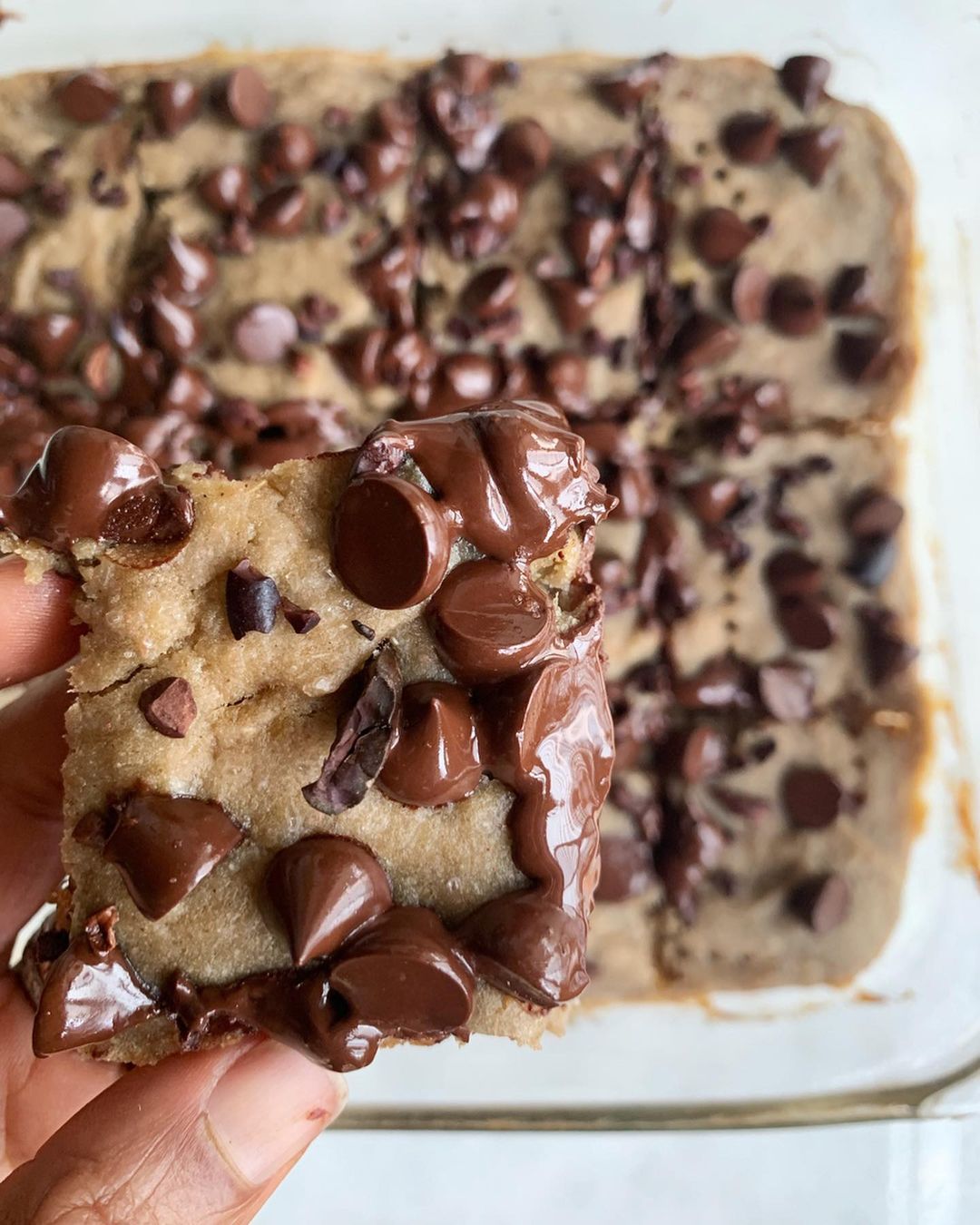 Vegan Banana Blondies Treat