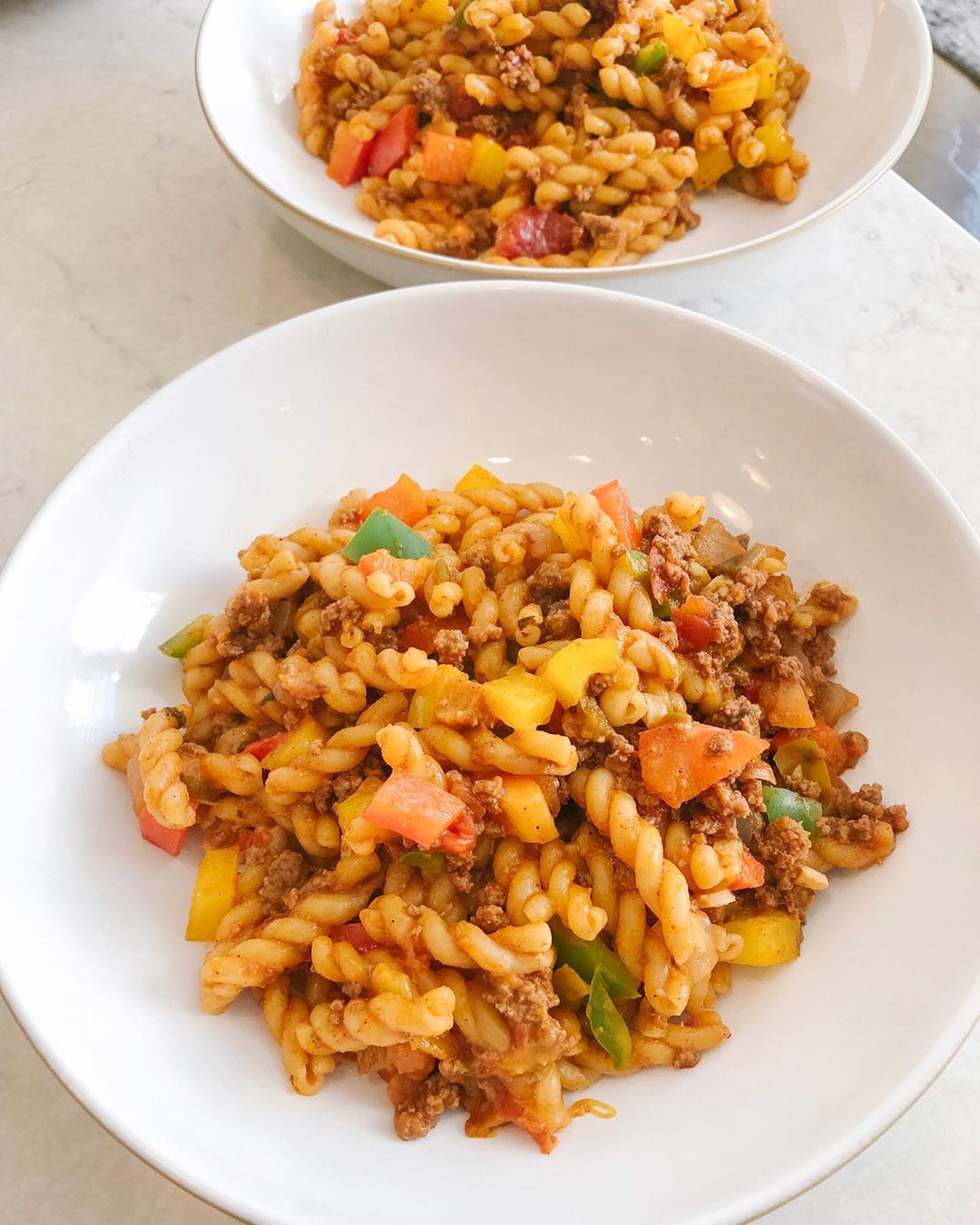 Easy Instant Pot Taco Pasta Dish