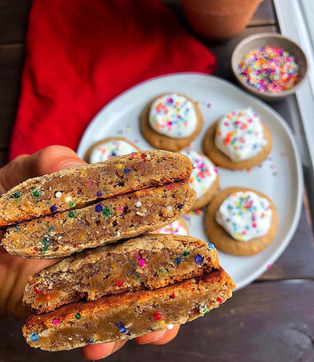Paleo Gluten-Free Cake Batter Cookies