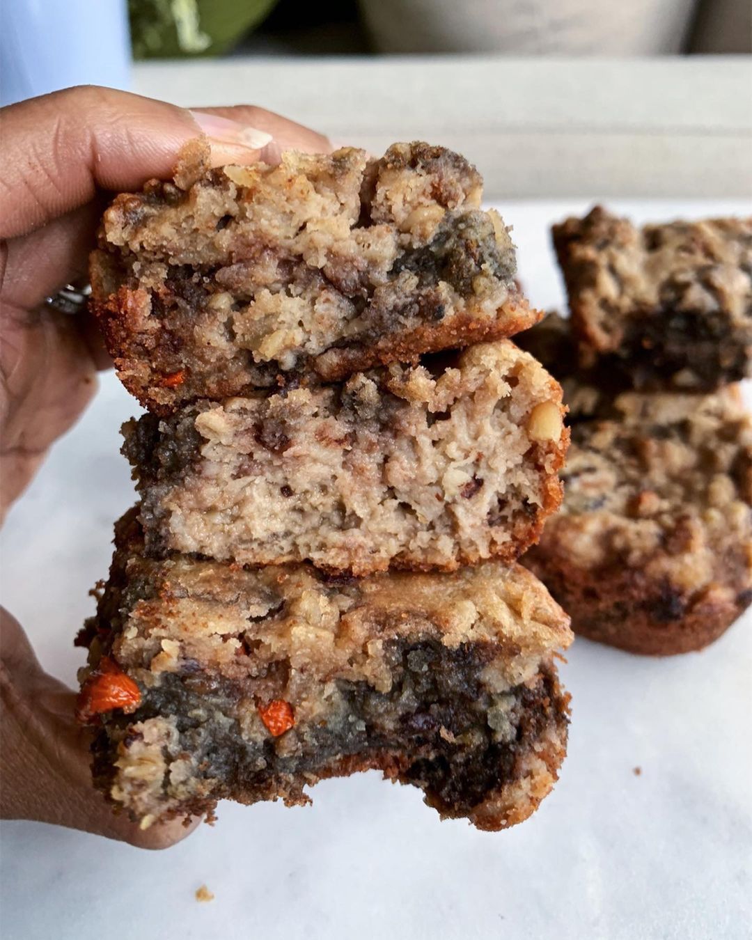 Vegan Gluten Free Trail Mix Breakfast Bars