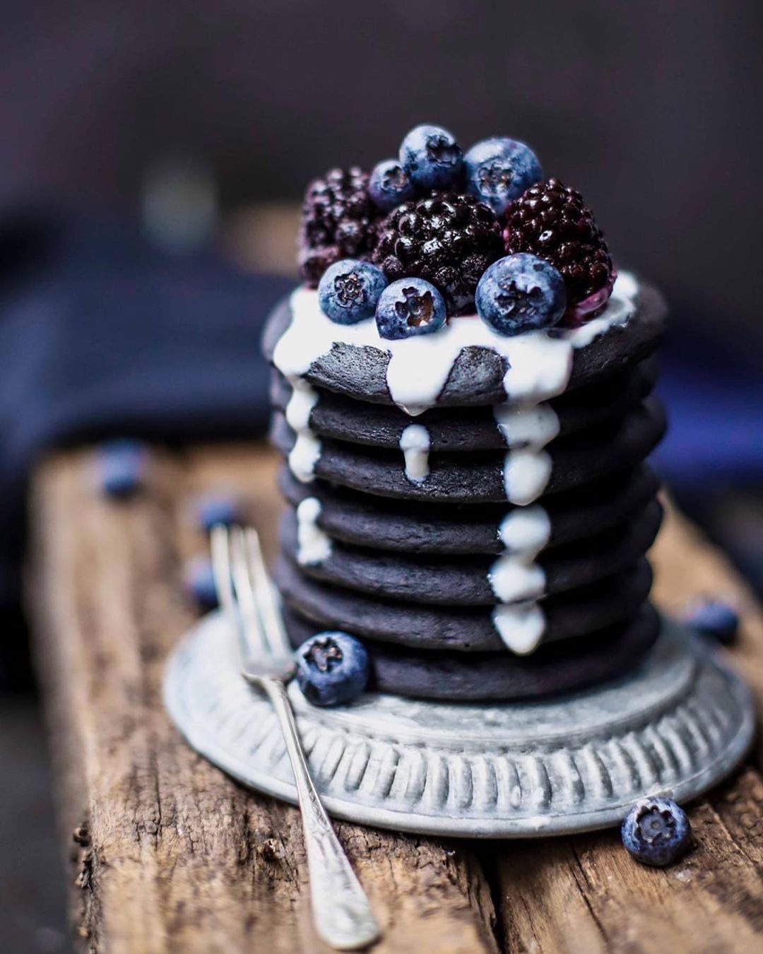 Black Chocolate Pancakes