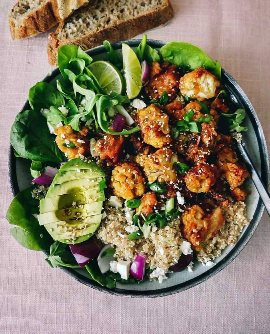 Crispy Cauliflower with Maple and Lime Sauce