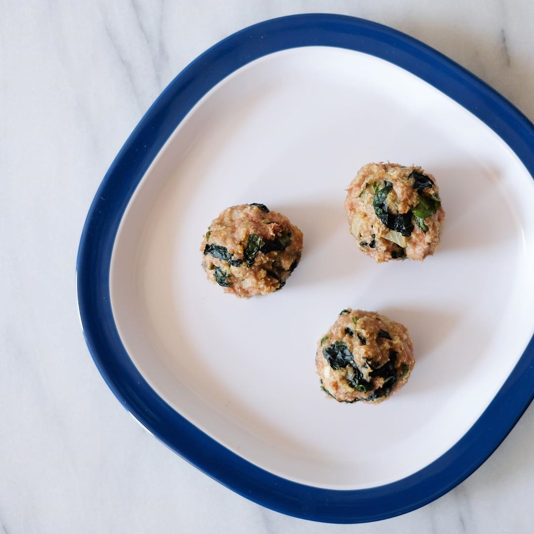 Swiss Chard Turkey Meatballs