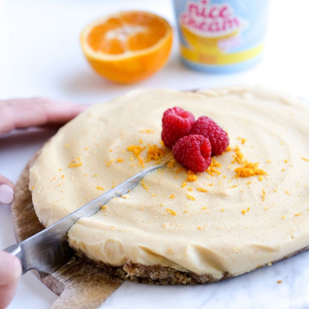 Vegan Citrus Nicecream Cake