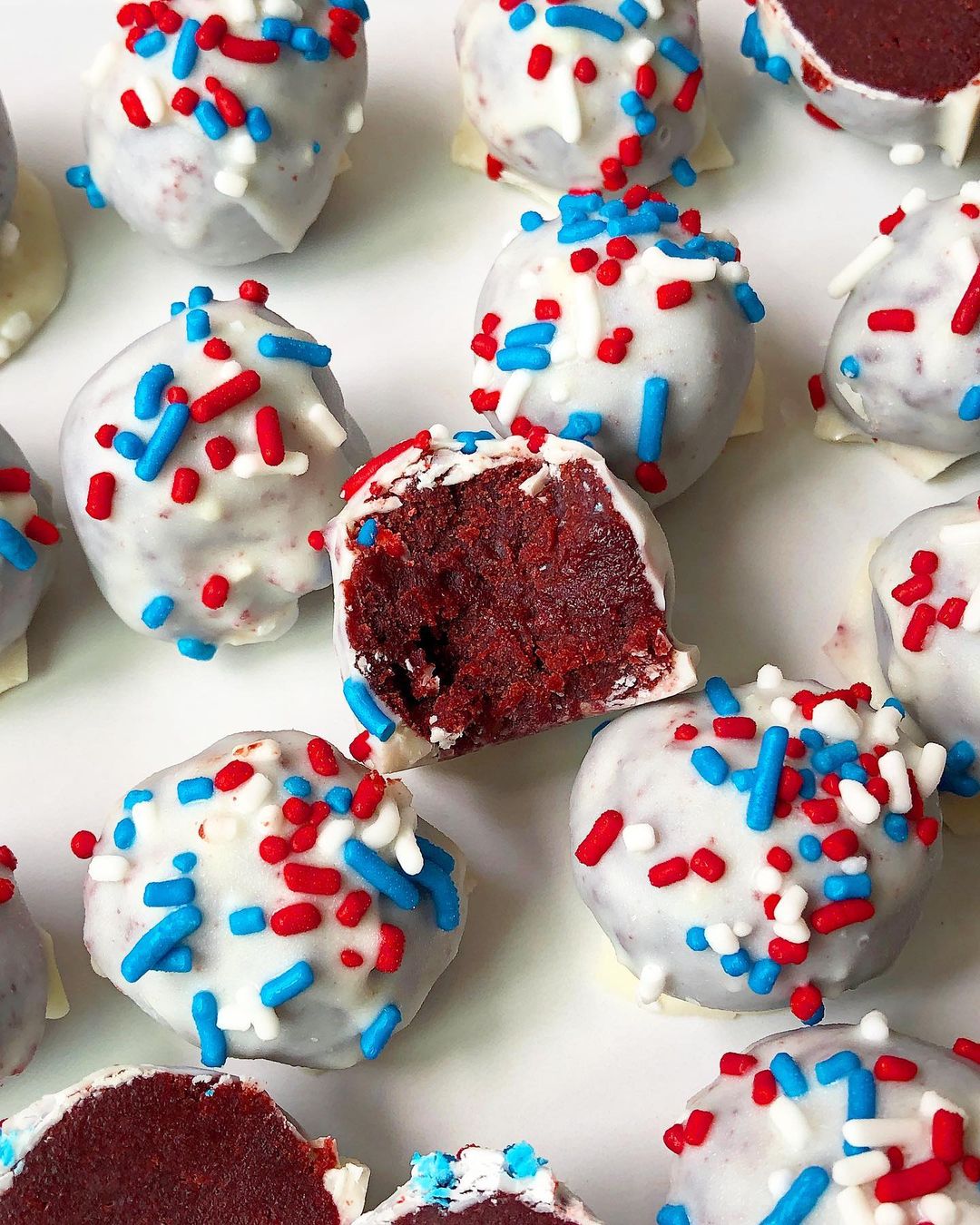 No Bake Red Velvet Truffles