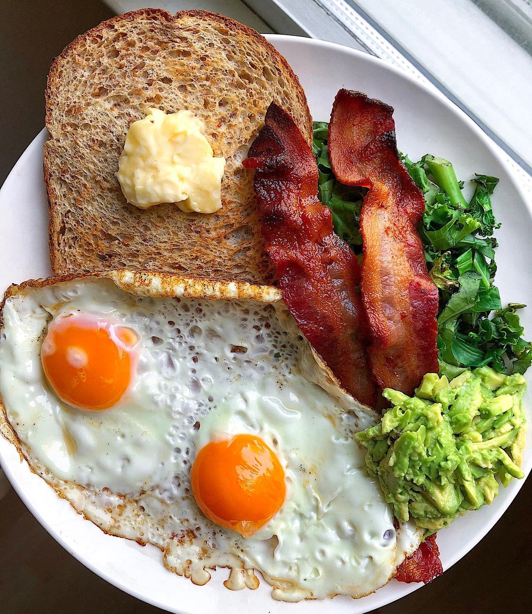 Breakfast for Dinner with Eggs and Bacon