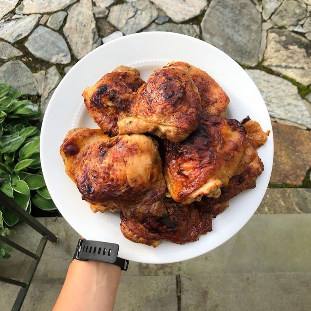 Crispy Roasted Chicken Thighs