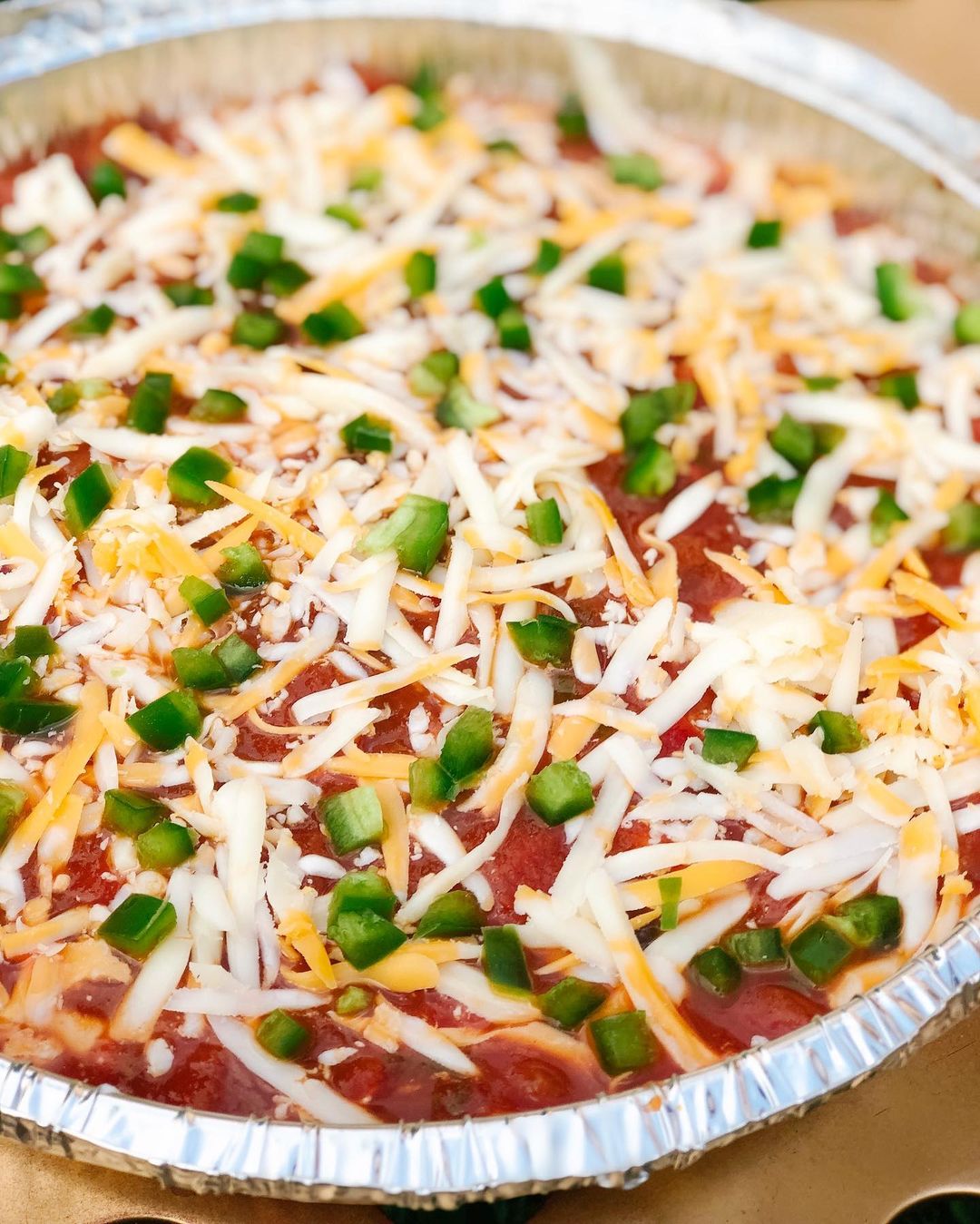 Homemade Layered Dip with Avocado and Salsa
