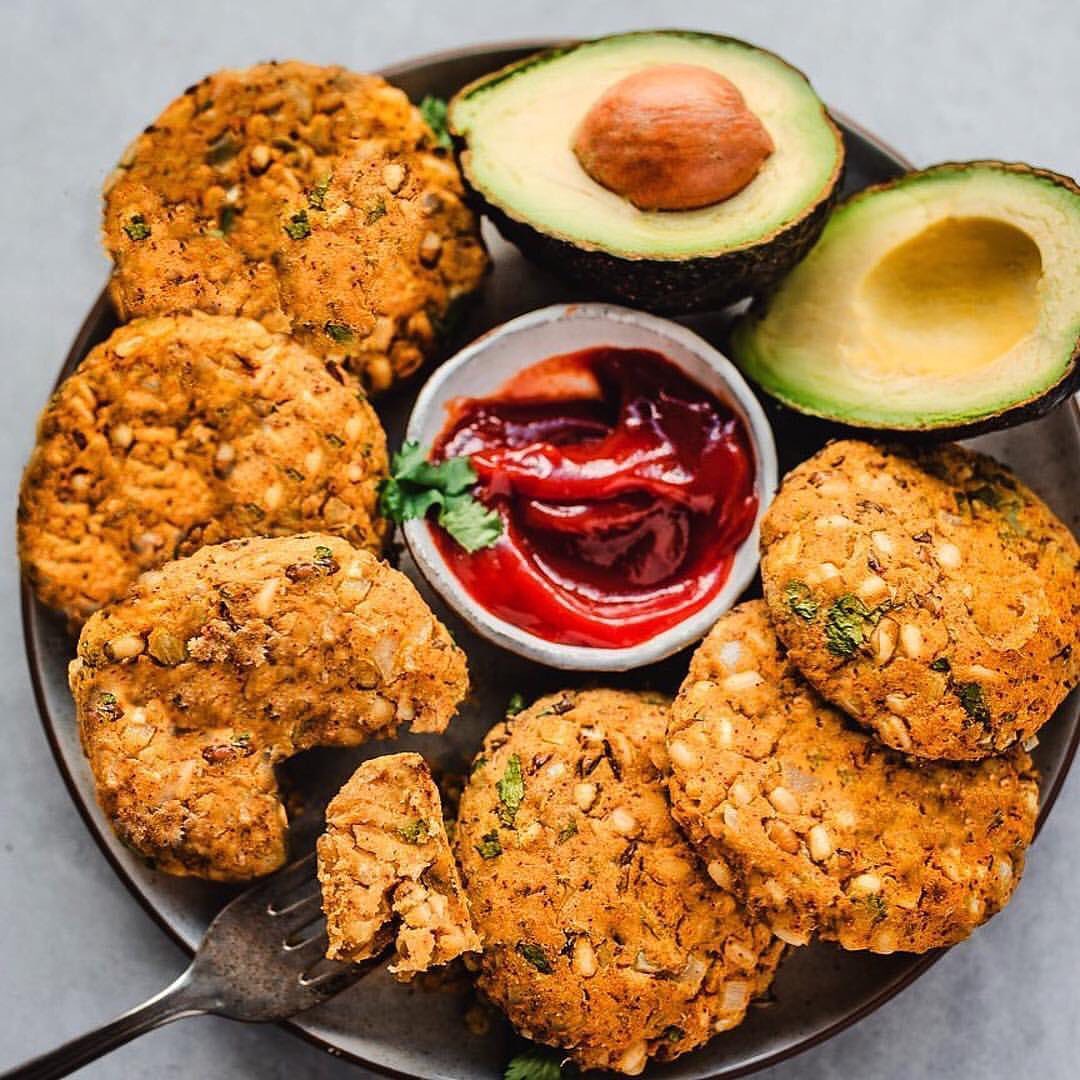 Mung Bean Sweet Potato Patties
