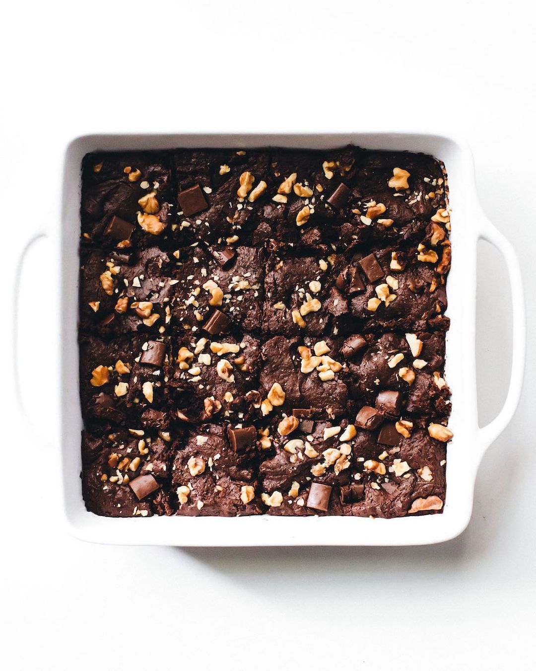 Walnut Chocolate Chunk Brownies