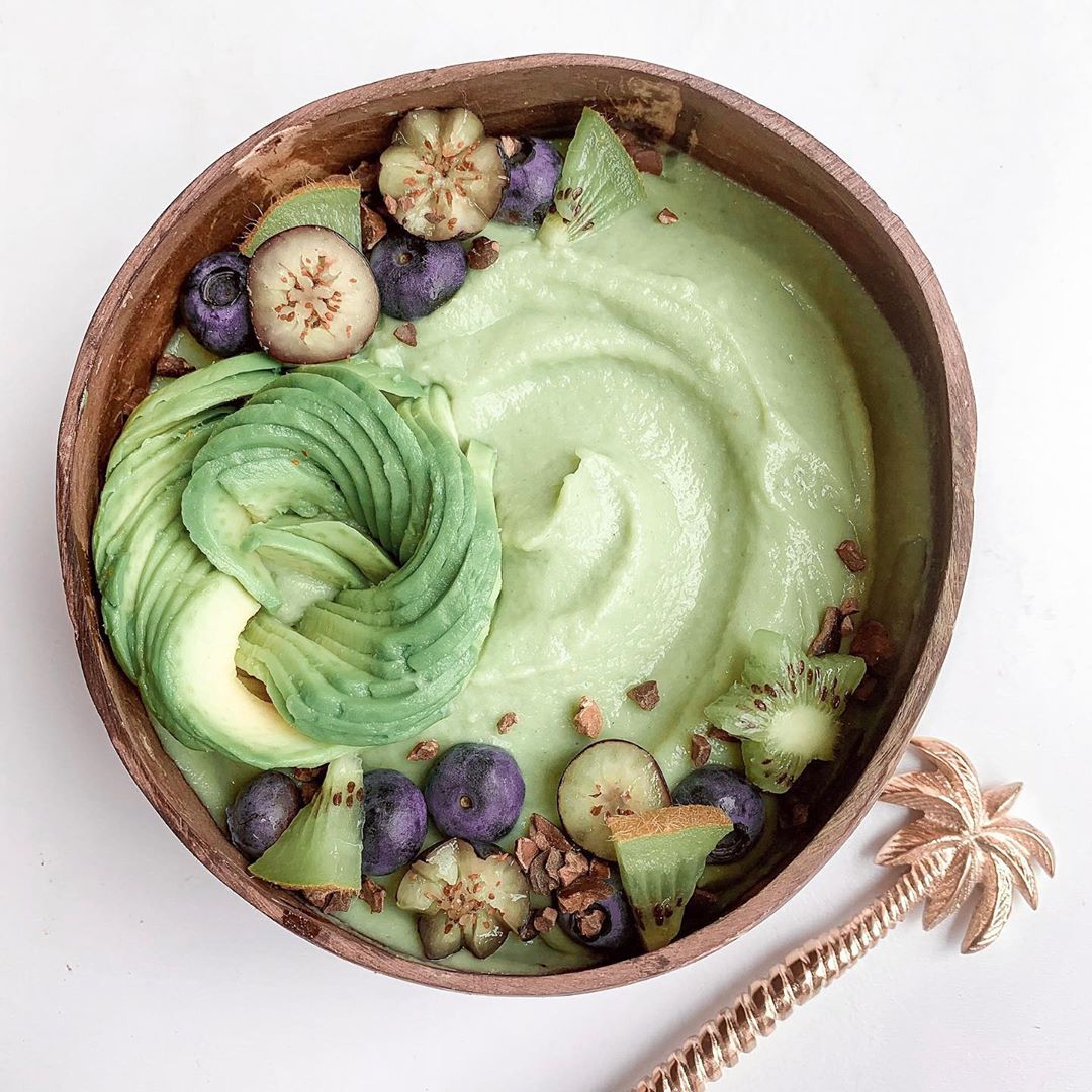 Avocado and Banana Smoothie Bowl