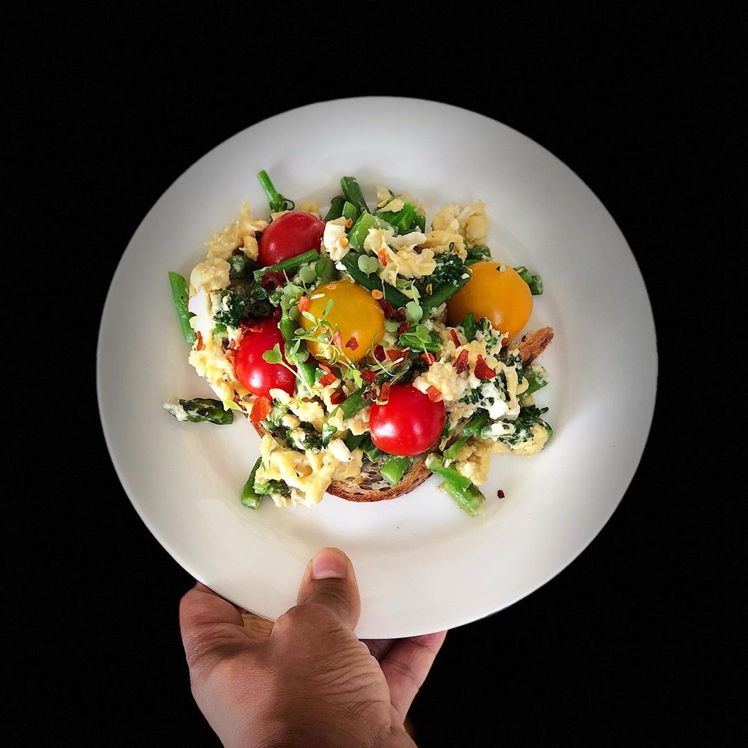 5 a Day Vegetable Egg Scramble