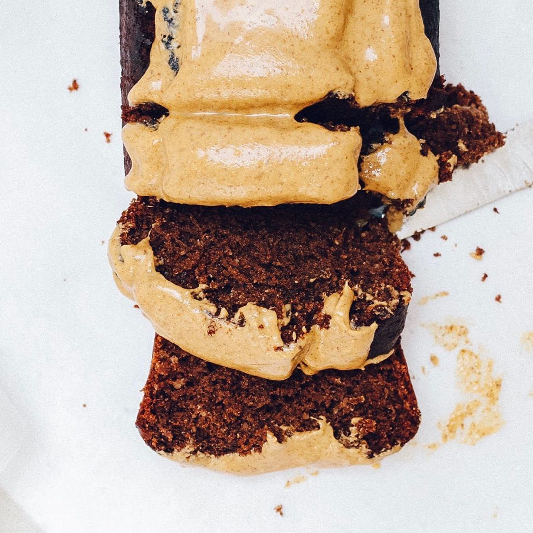 Chocolate Almond Bread with Icing