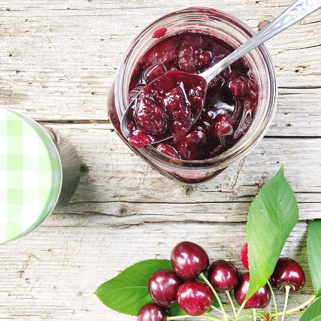 Homemade Cherry Syrup for Pancakes and Cakes