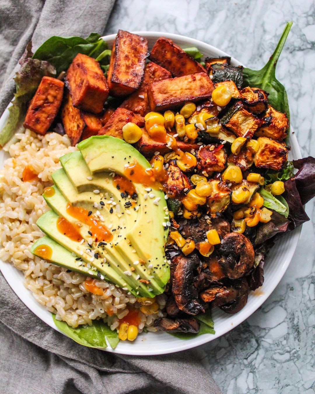 Baked Savory Sweet Tofu