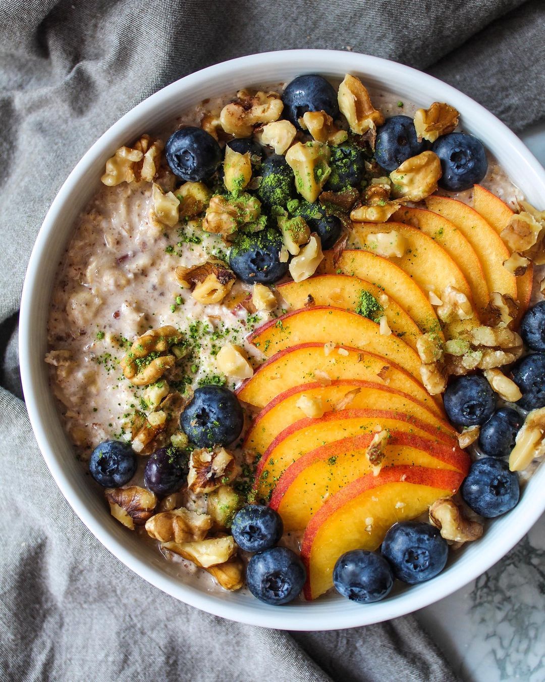 Ginger Peach Overnight Oats