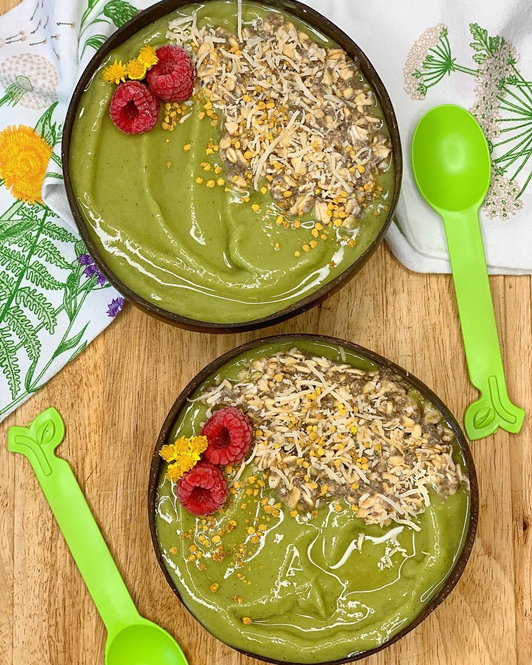 Minty Matcha Nice Cream with Oats