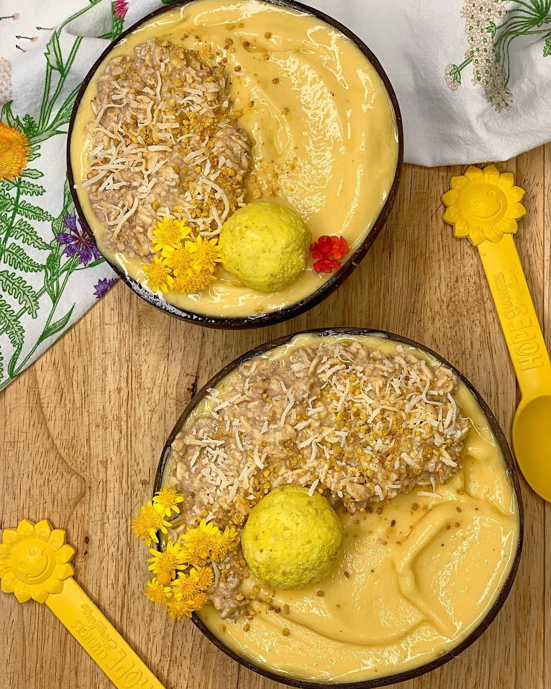 Pineapple Nice Cream with Banana and Turmeric