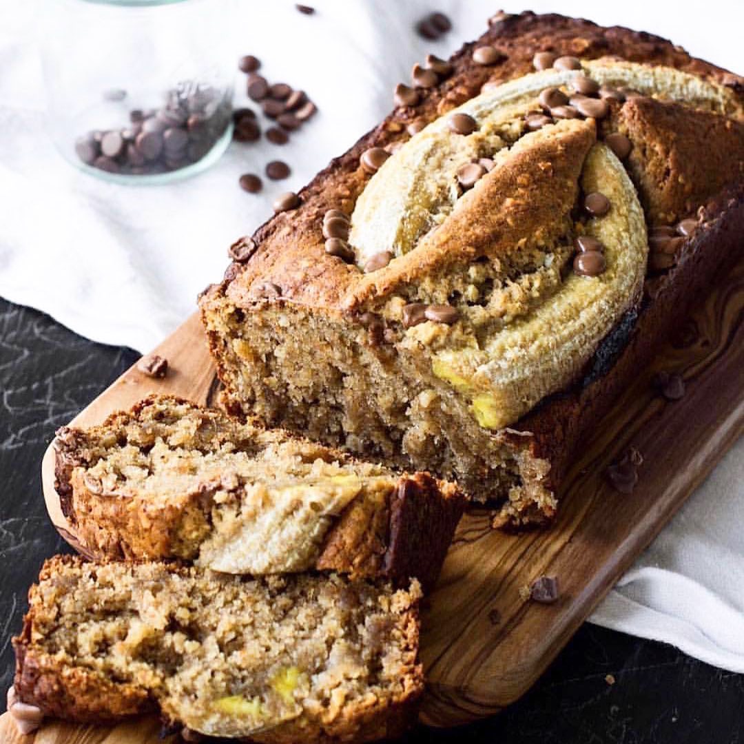 Vegan Banana Bread with Chocolate Chips