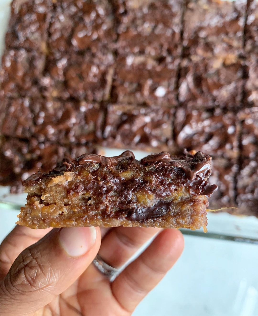 Sweet Potato Chocolate Swirl Brownies