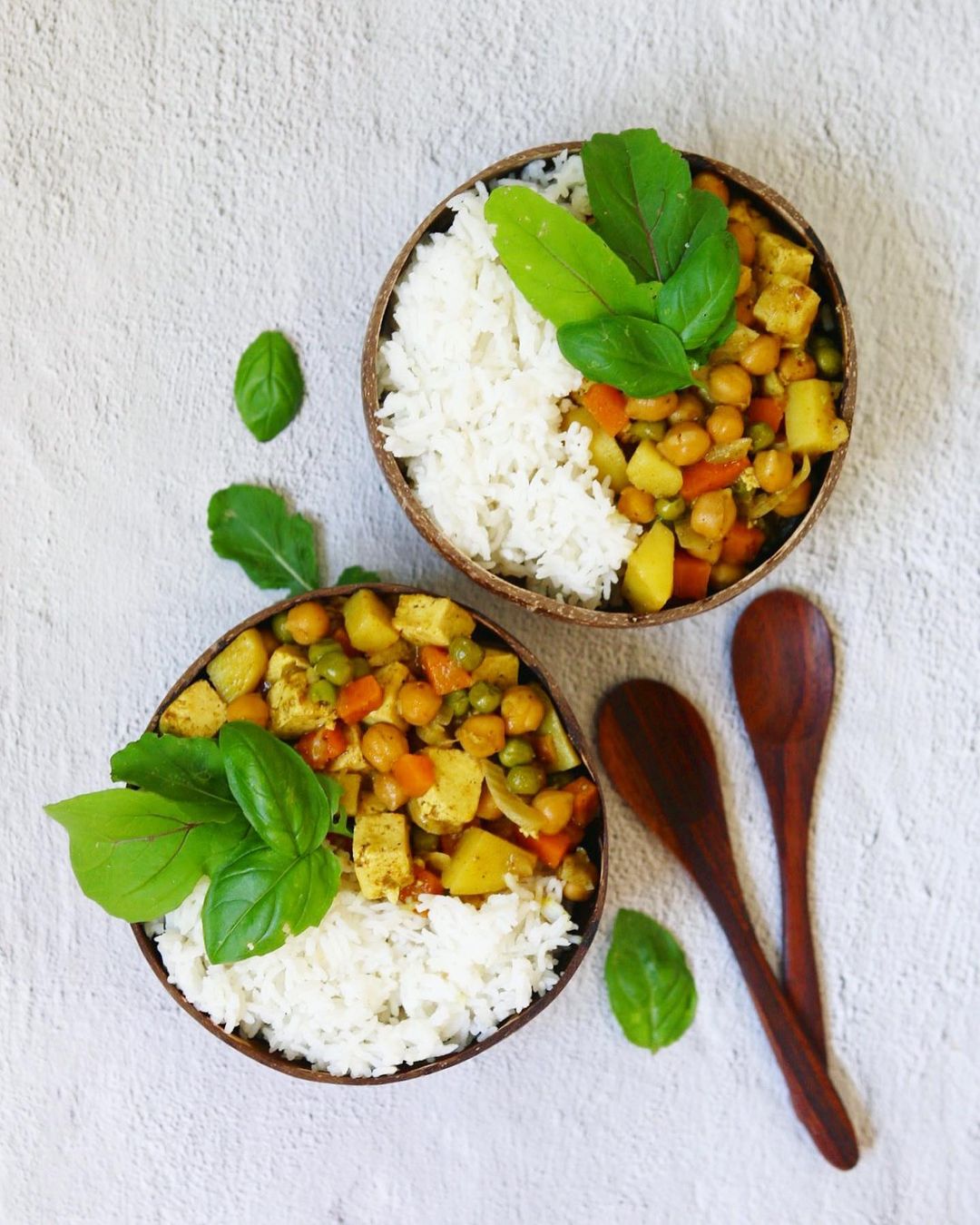 Vegan Chickpea and Tofu Stew with Spices