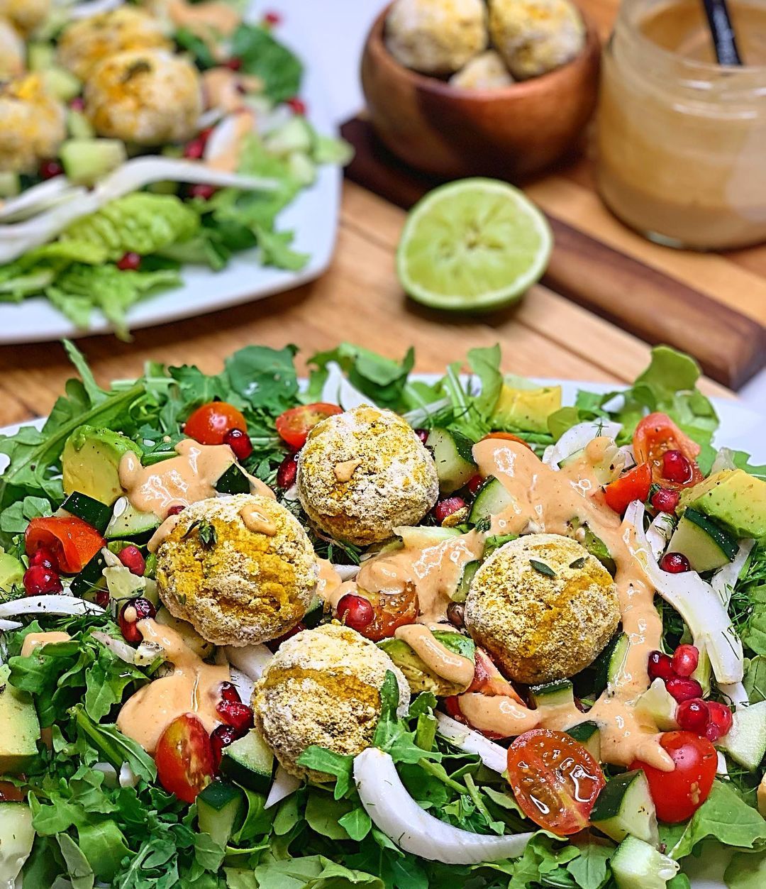 Baked Vegan Falafel Balls