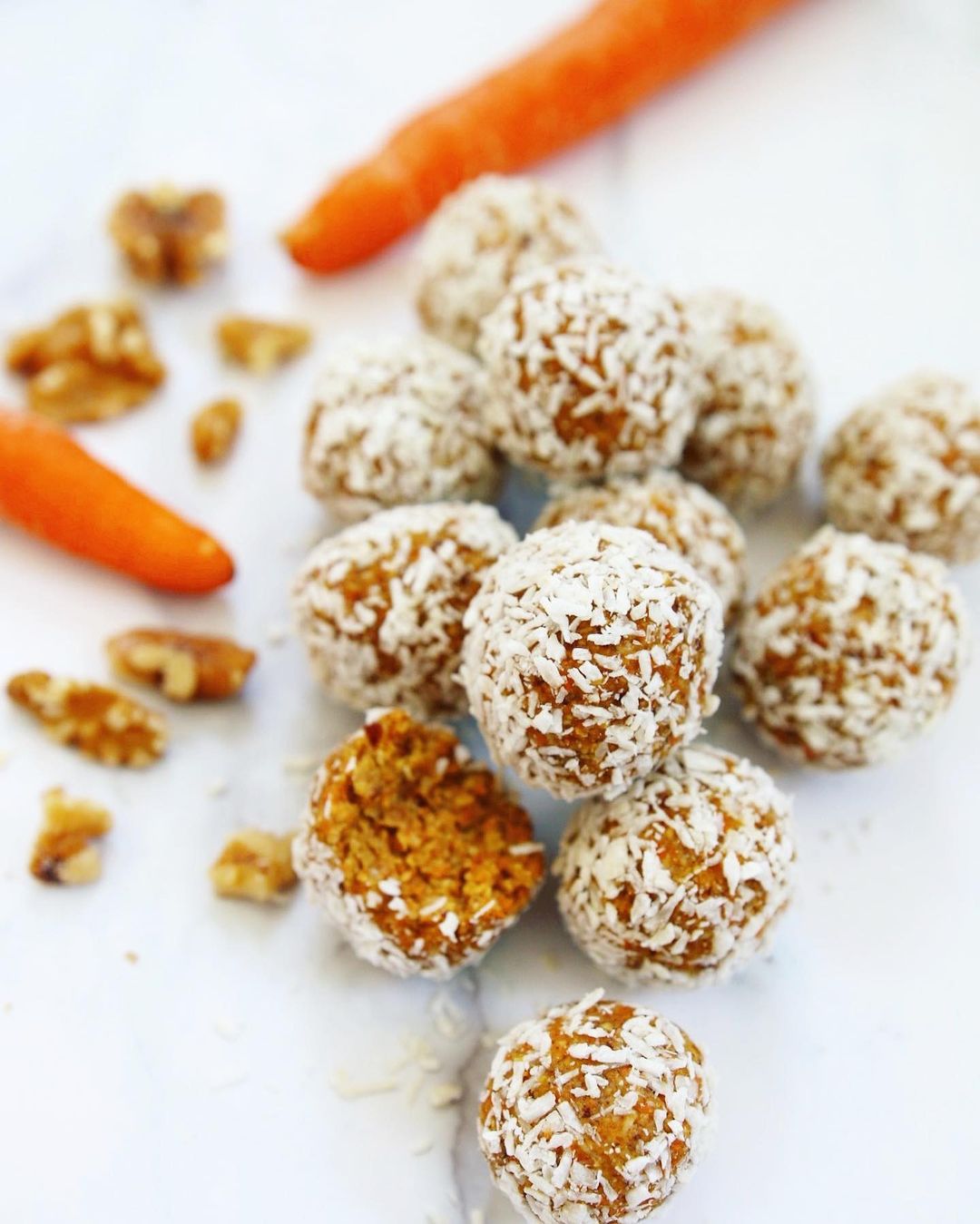 Raw Carrot Cake Balls