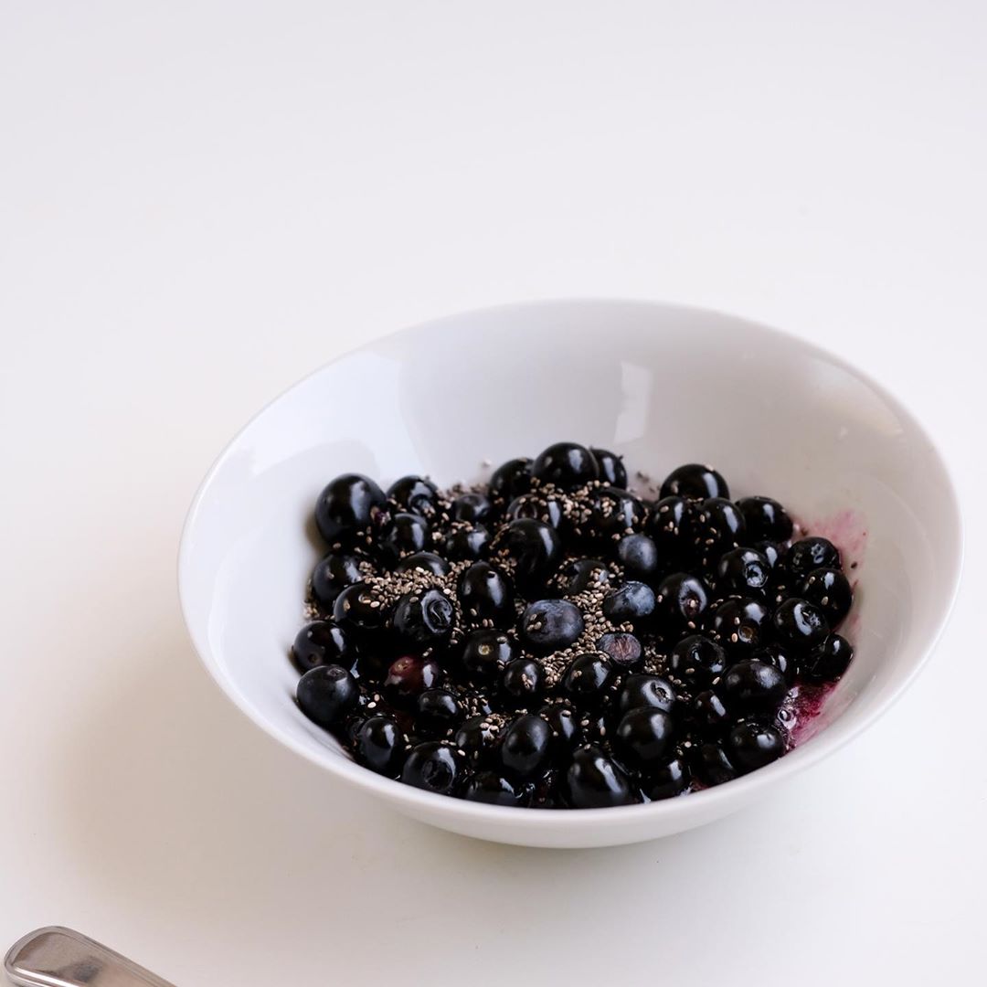 Vegan Blueberry Panna Cotta