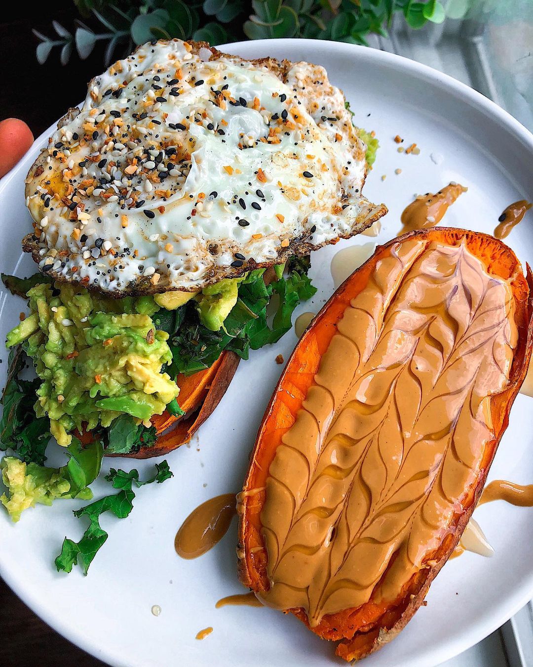 Sweet Potato Toast with Savory and Sweet Toppings