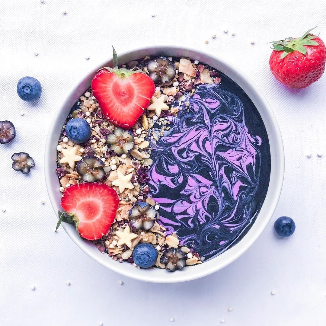 Colorful Galaxy Smoothie Bowl