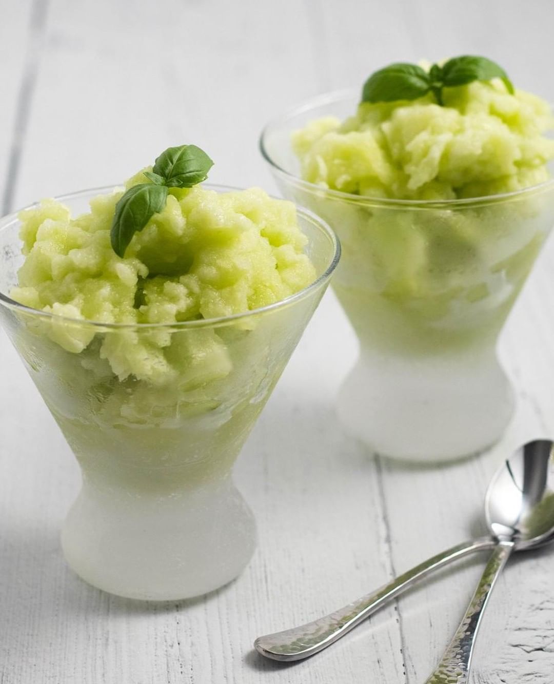 Frozen Honeydew Parfait⁠