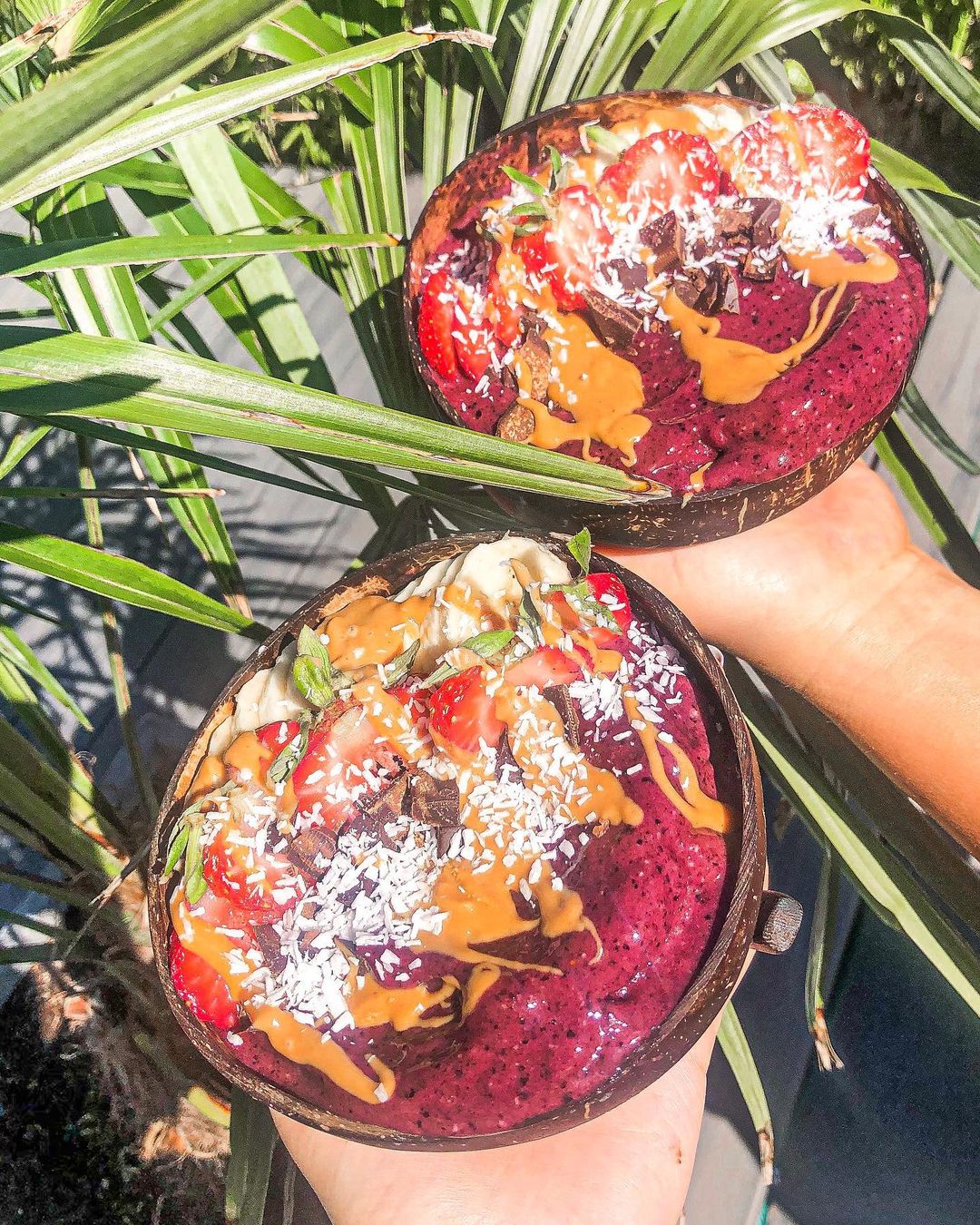 Hawaiian Inspired Frozen Fruit Smoothie Bowl