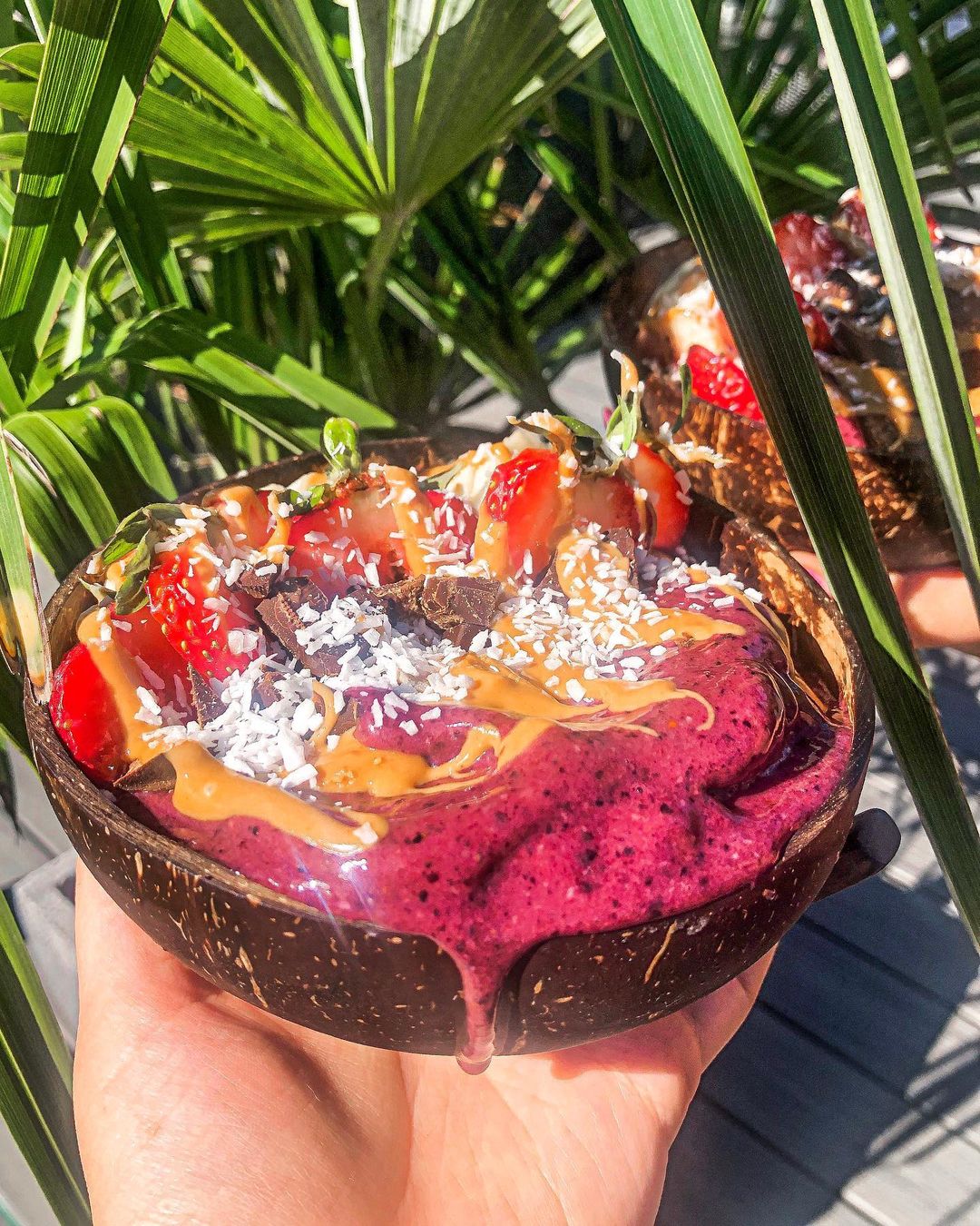 Hawaiian Inspired Frozen Fruit Smoothie Bowl