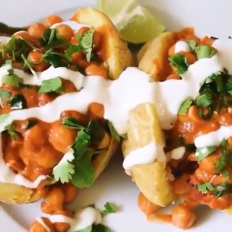 Chickpea Masala Potatoes