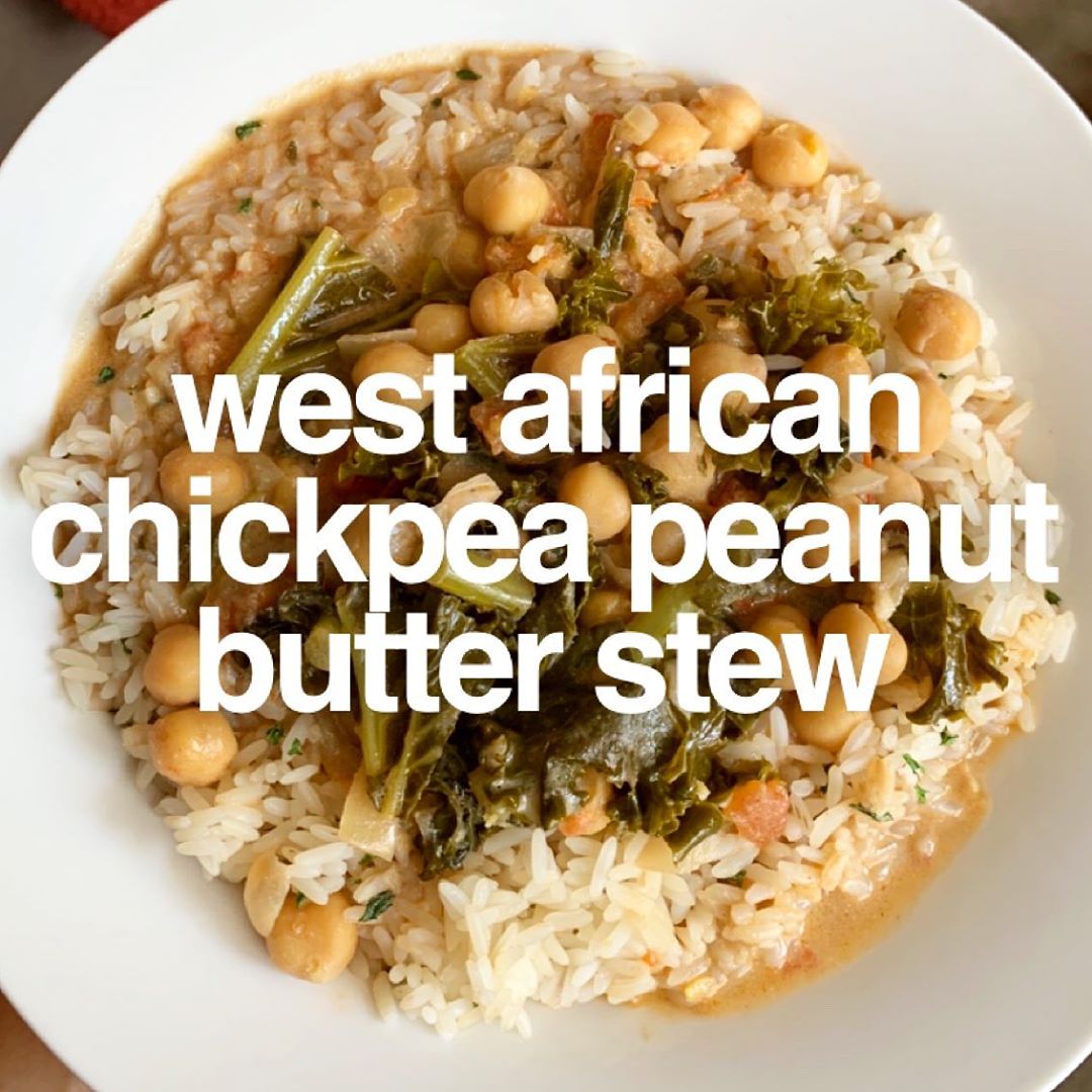West African Chickpea Peanut Butter Stew