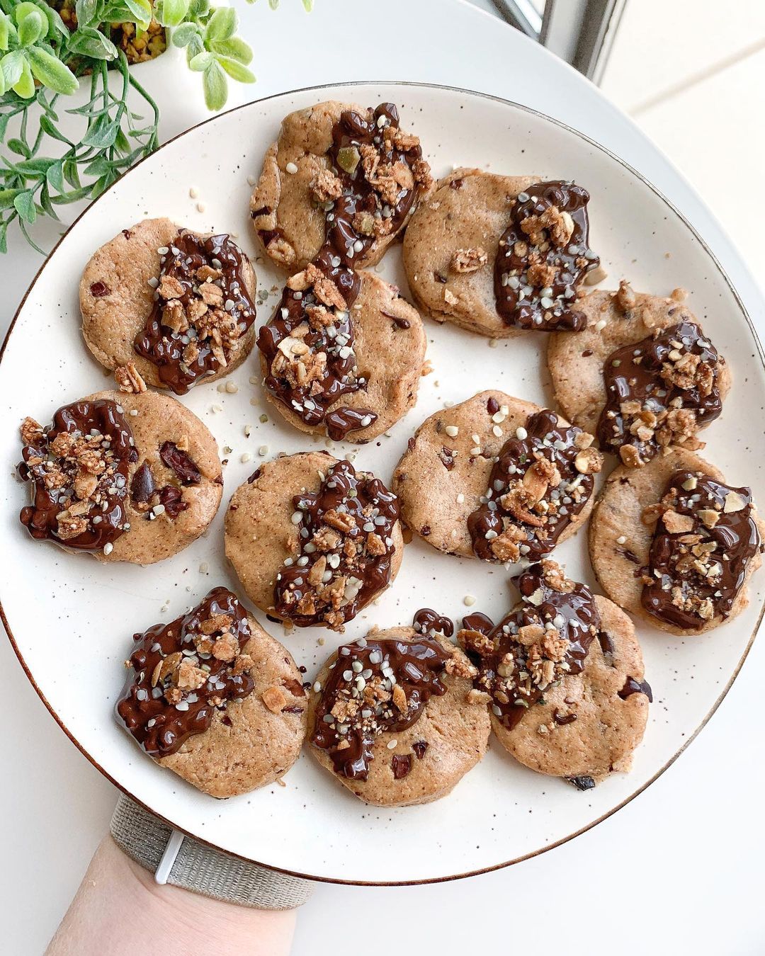Almond Butter Chocolate Cookies